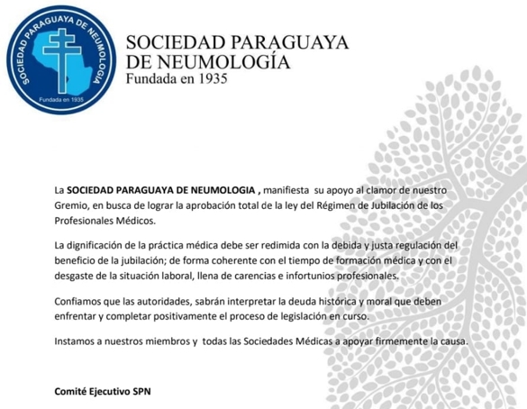 El comité Ejecutivo de la SPN comunica: