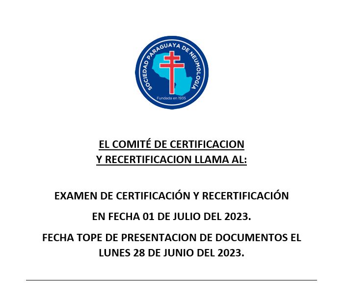 Llamado del Comité de Certificación y Recertificación